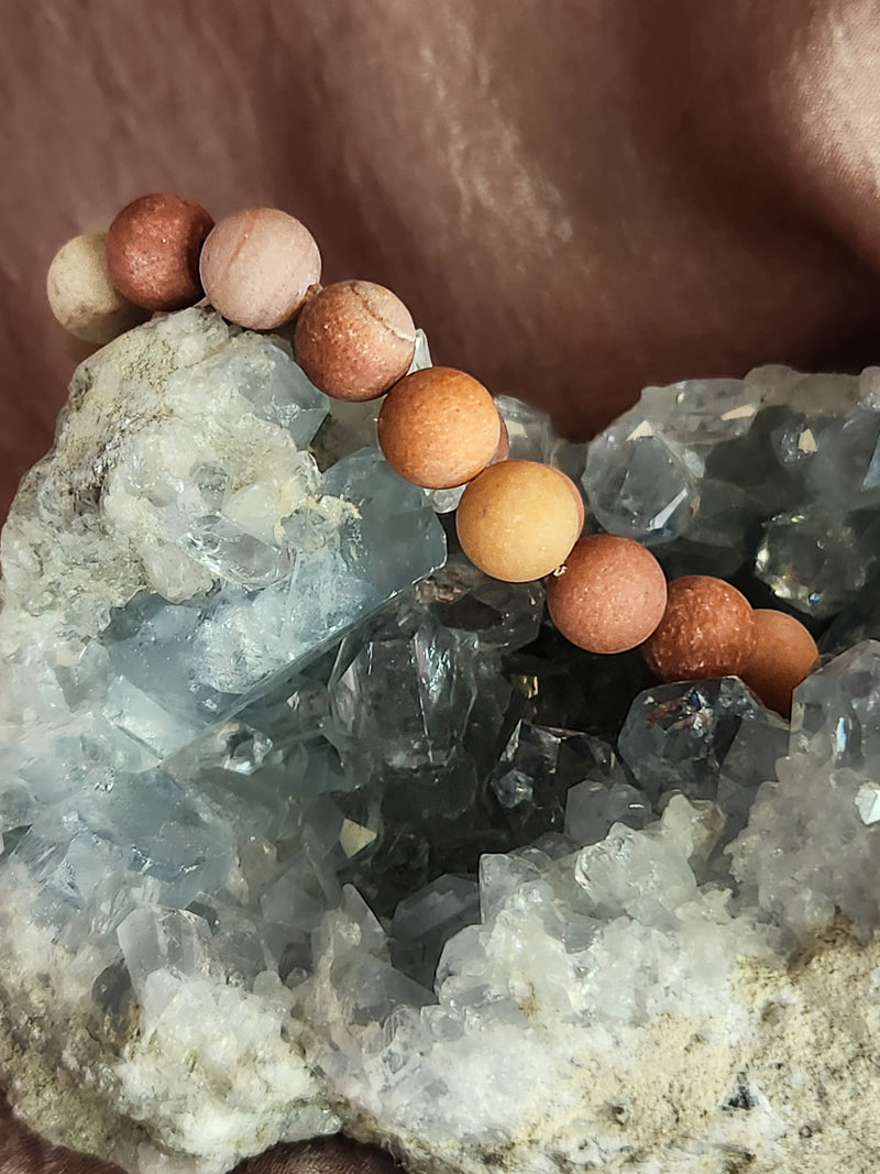 Matte Crystals Bracelet (10mm)