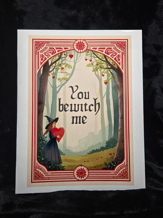You Bewitch Me Card