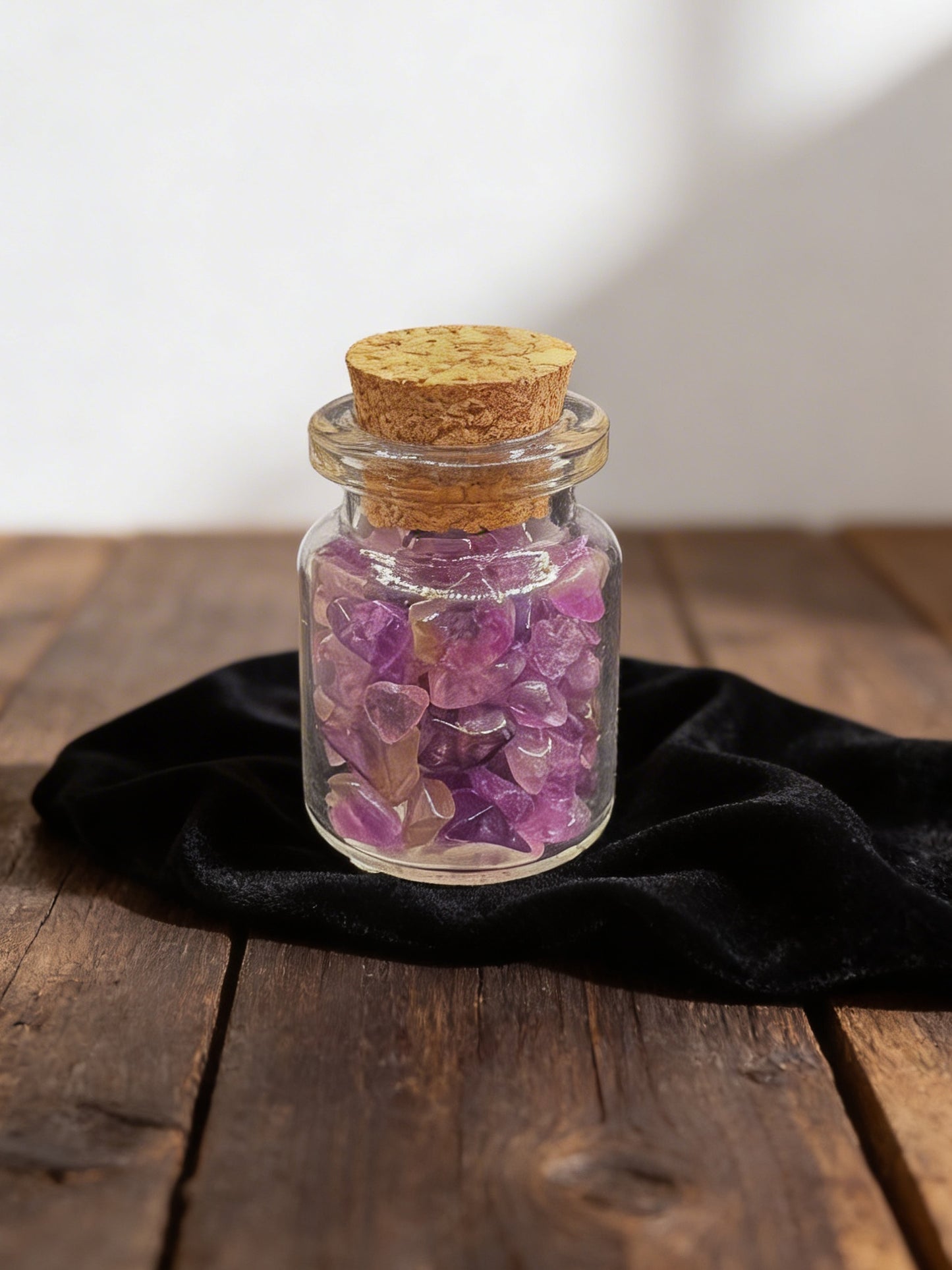 Amethyst Crystal Chip Jar