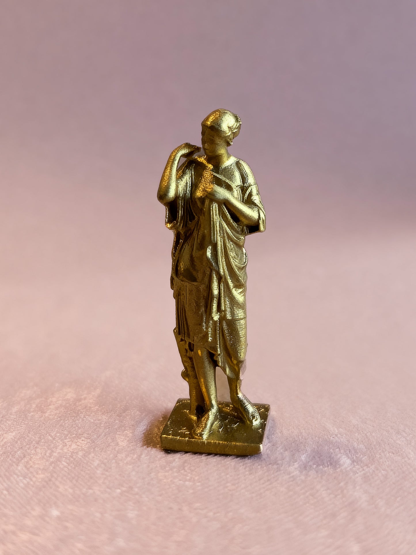 3-D Printed Gold Mini Artemis Statue
