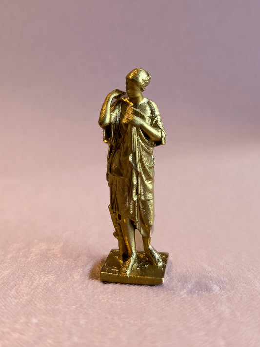 3-D Printed Gold Mini Artemis Statue