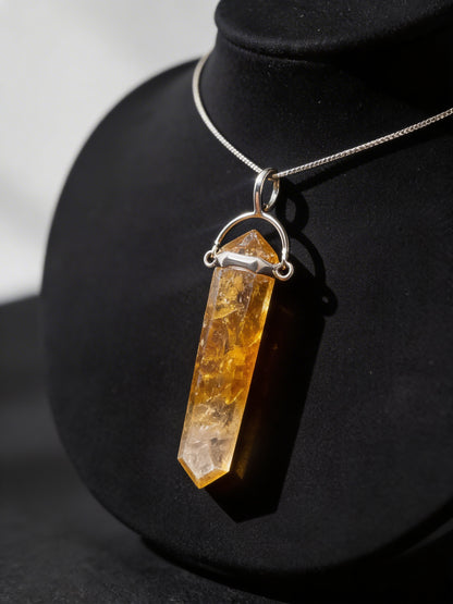 Citrine Point Pendant