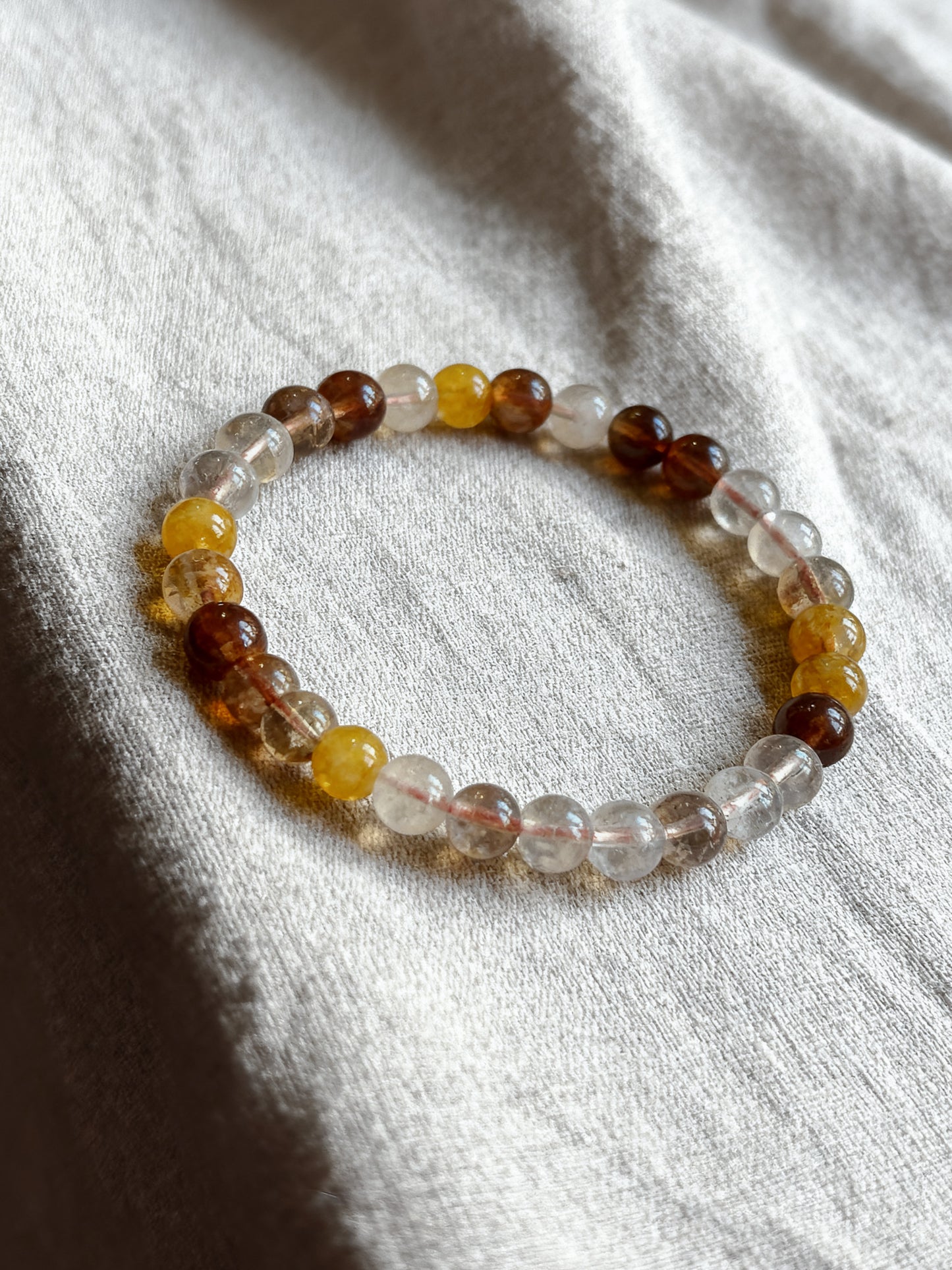 Fire Quartz Bracelet (6mm)