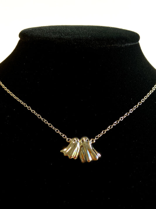 Sterling Silver Ghost Friends Necklace