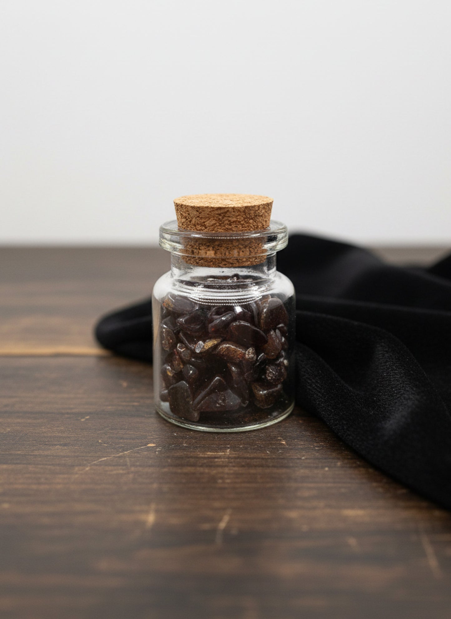 Gold Sheen Obsidian Crystal Chip Jar