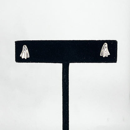 3D Ghost Post Earrings