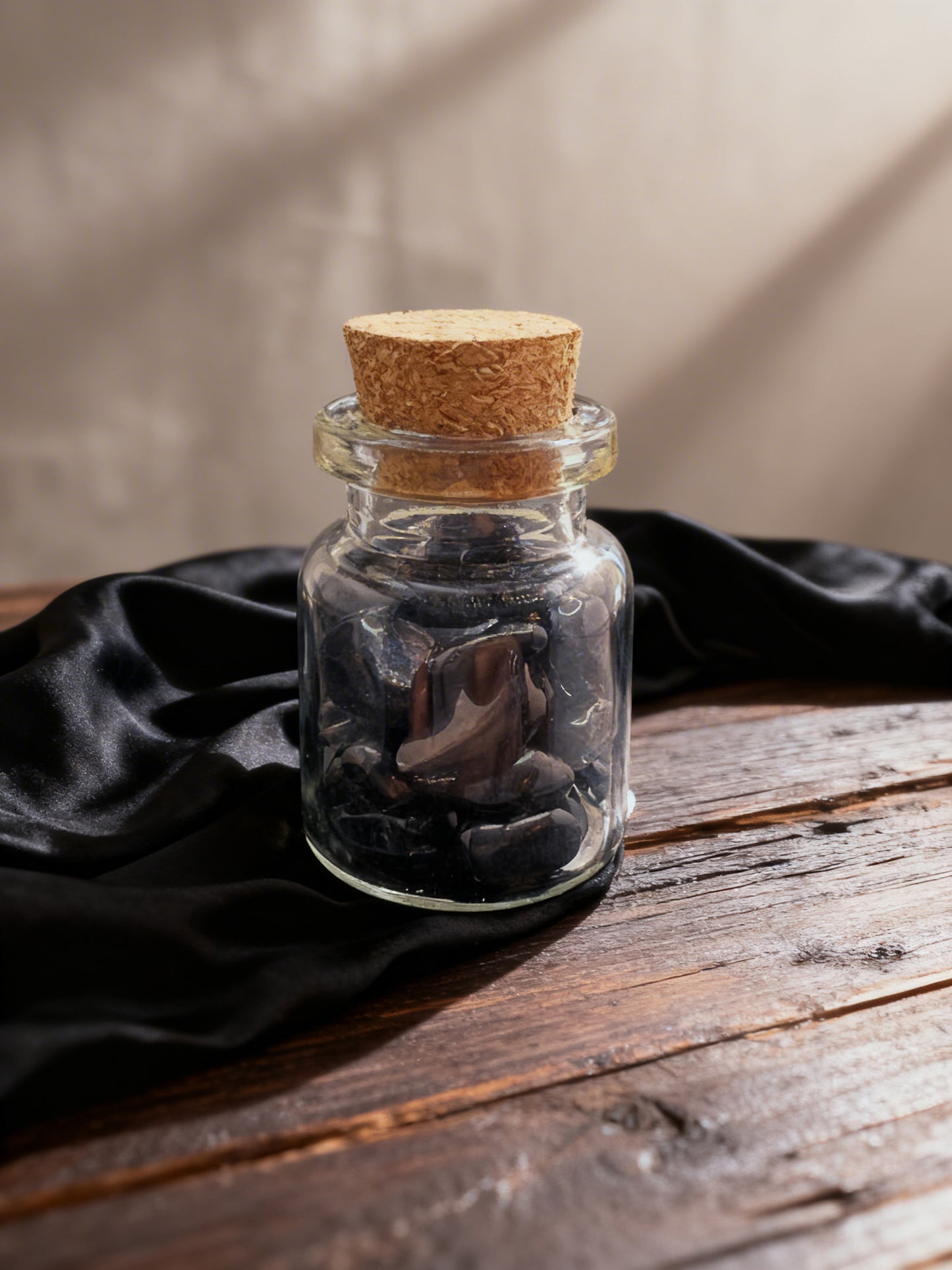 Hypersthene Crystal Chip Jar