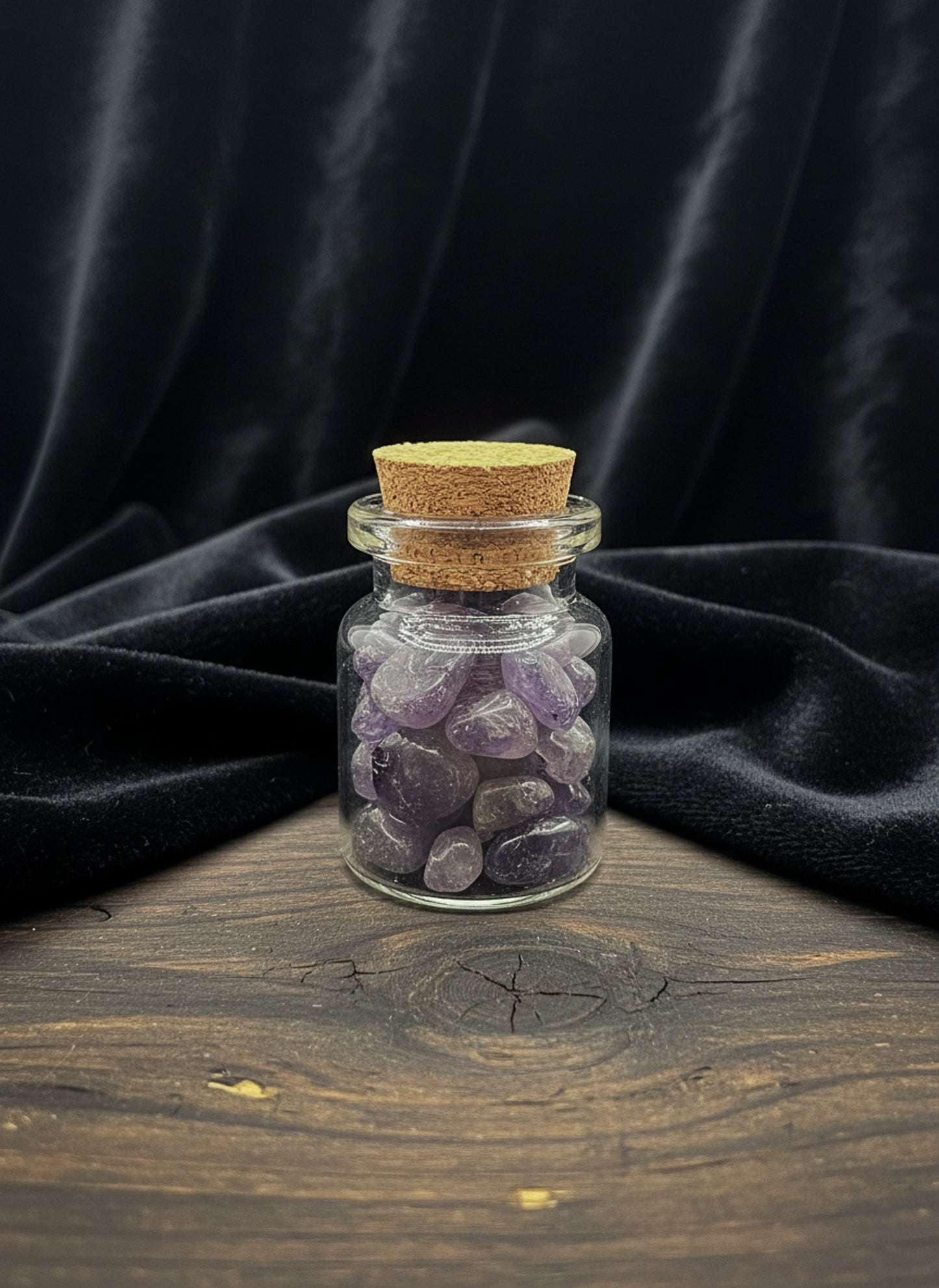 Iolite Crystal Chip Jar