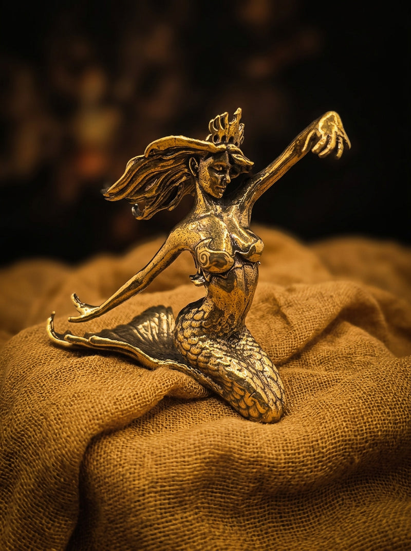 Brass Mermaid Princess