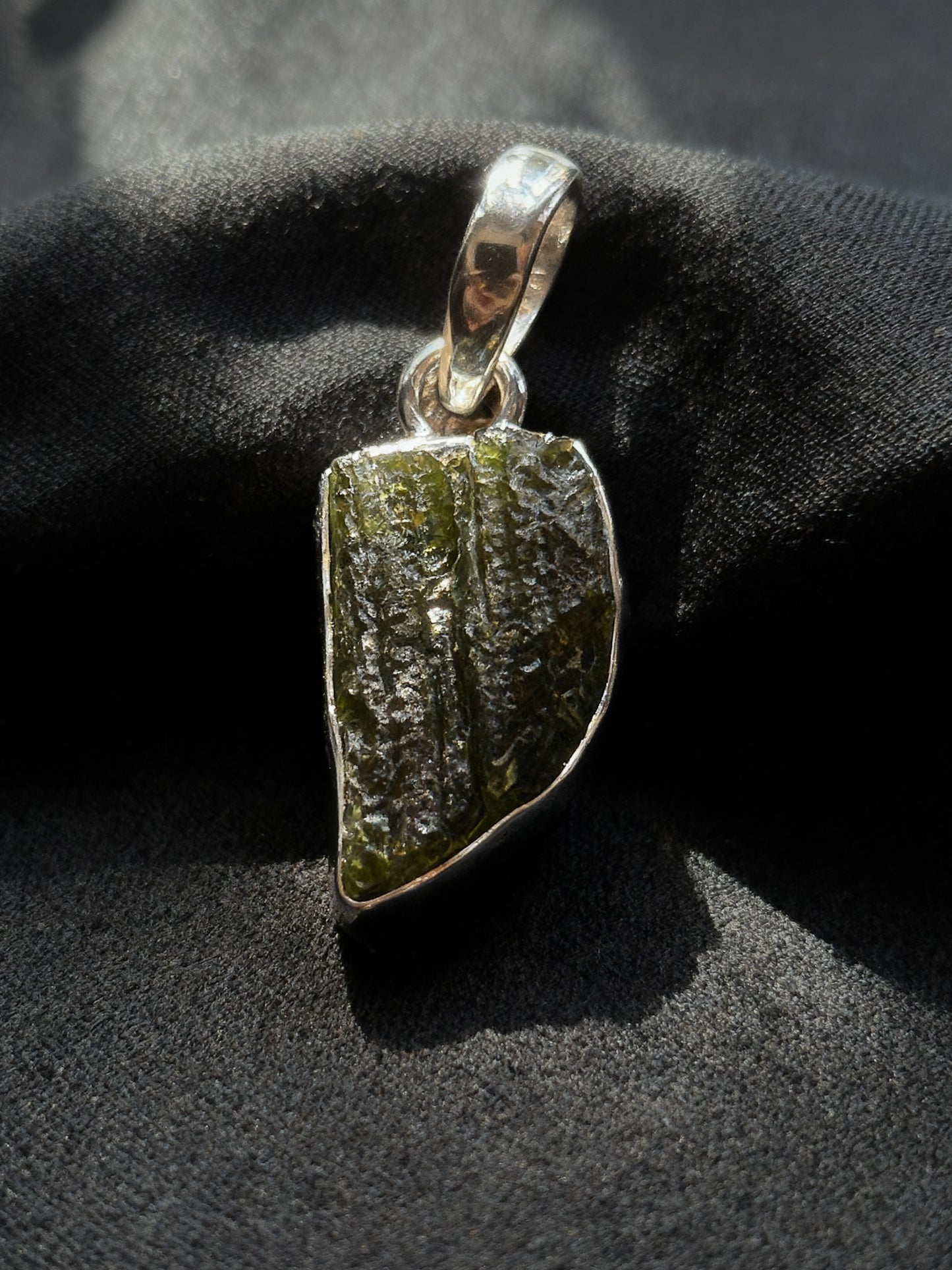 Moldavite Pendant