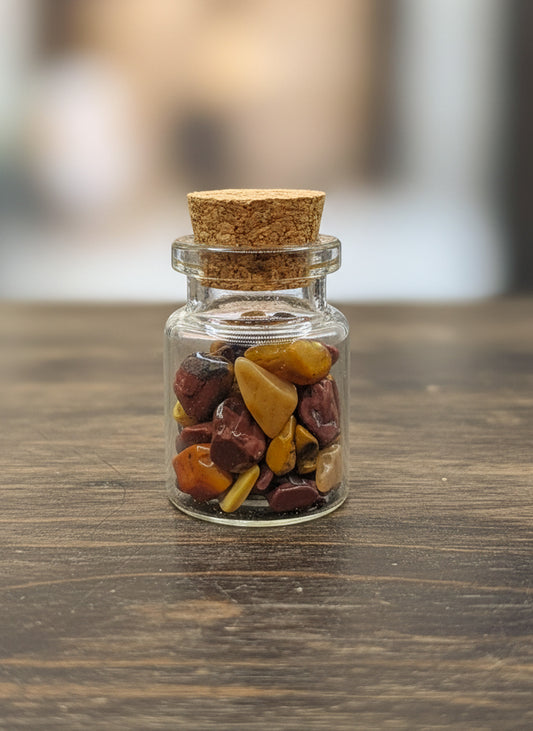 Mookaite Crystal Chip Jar