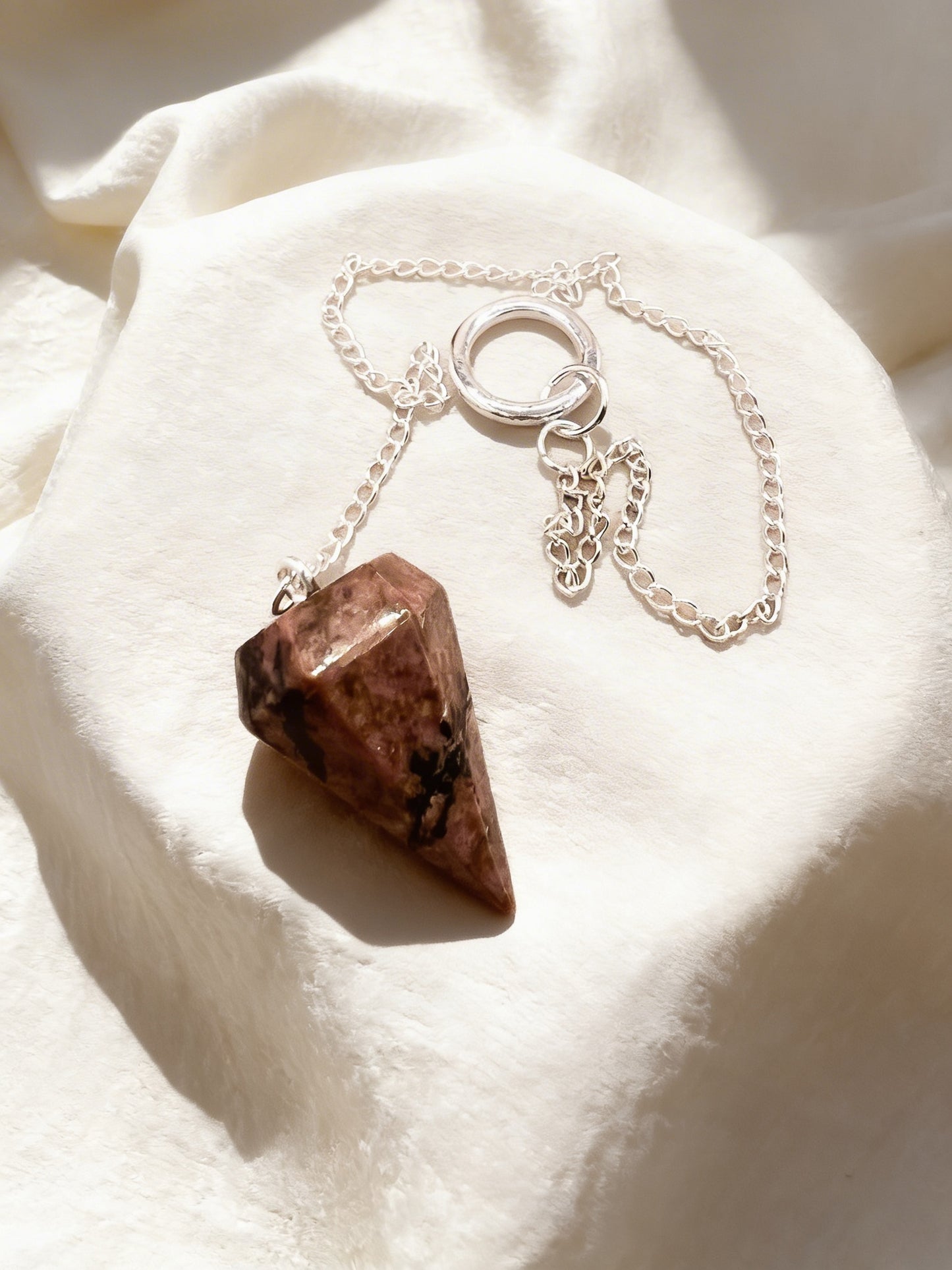 Rhodonite Pendulum