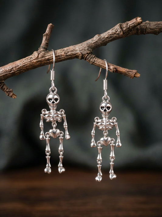 Skeleton Drop Earring