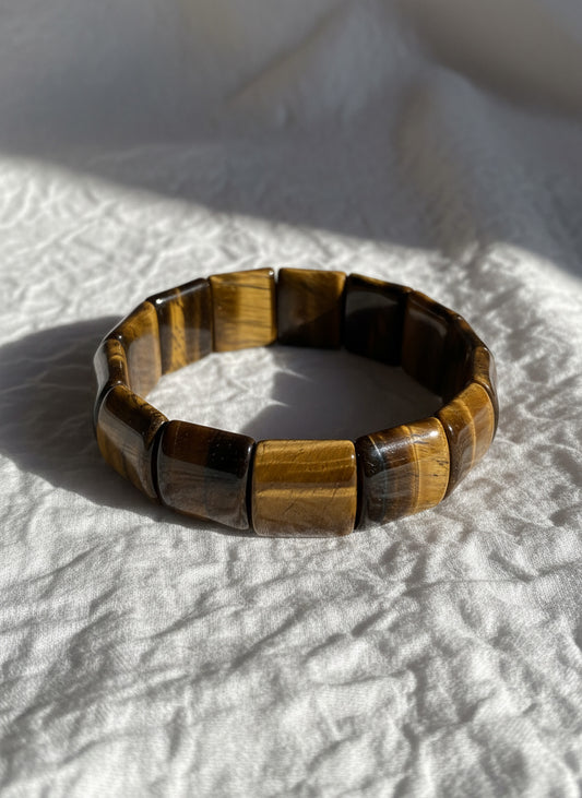 Tiger's Eye Wide Bracelet